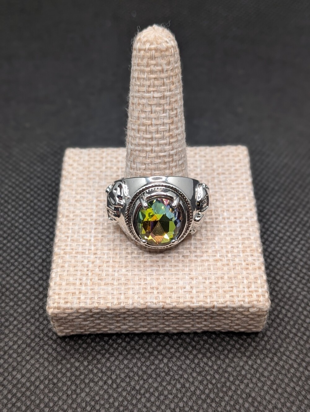Iridescent Statement Ring